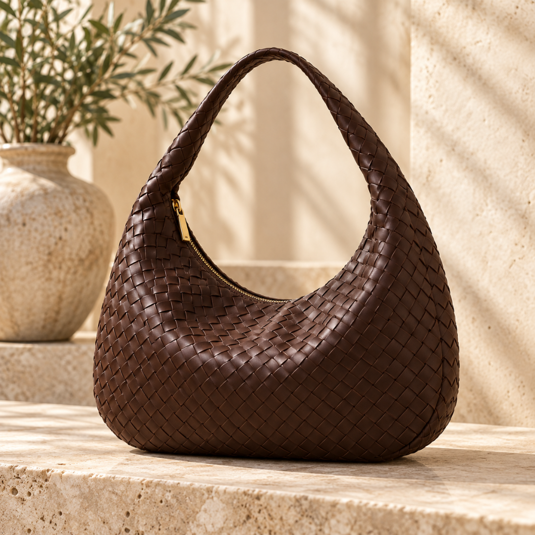 Alessia Woven Shoulder Bag