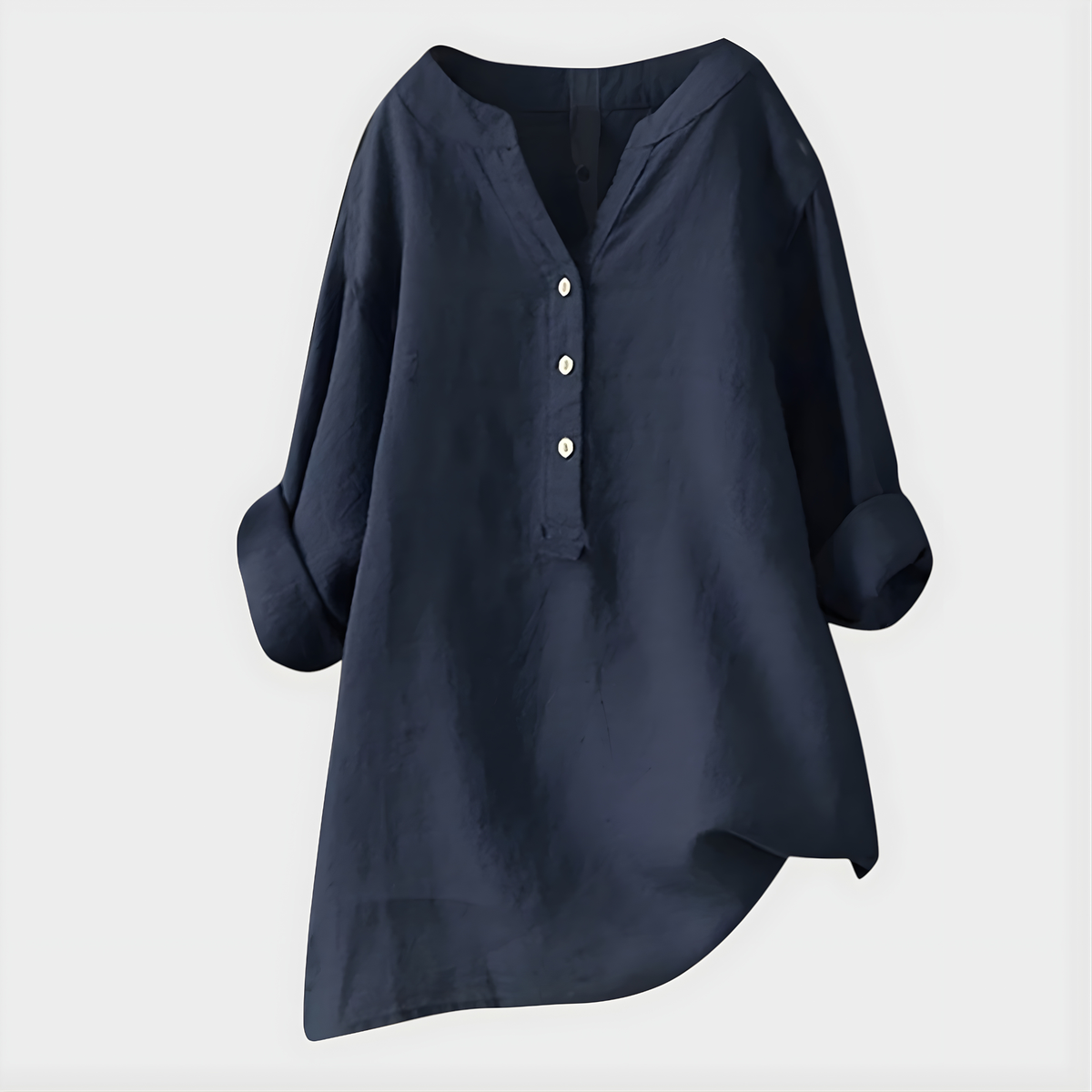 Véronique Relaxed Button Blouse
