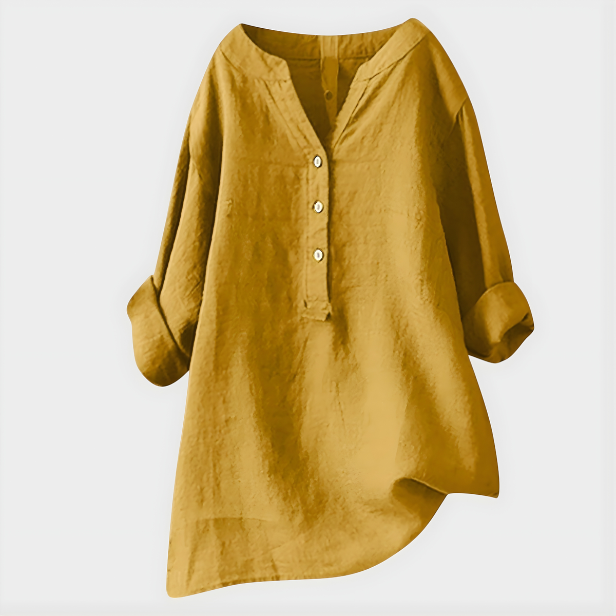 Véronique Relaxed Button Blouse