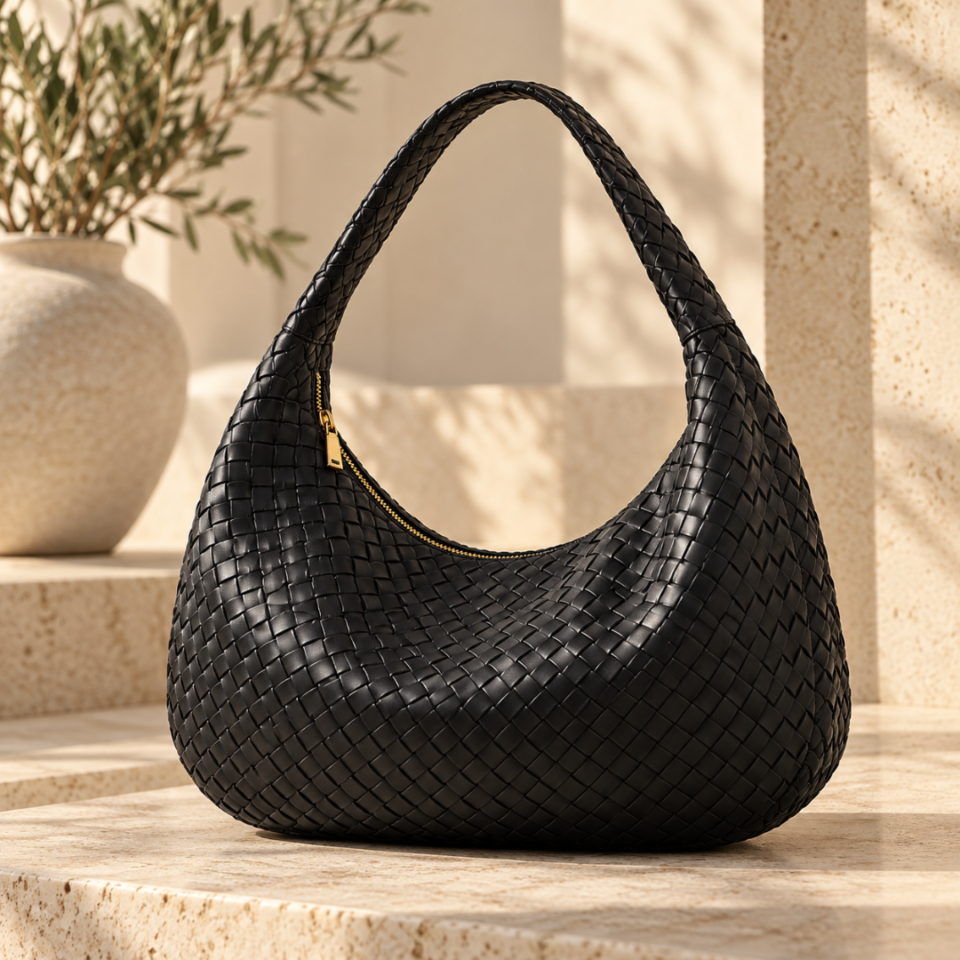 Alessia Woven Shoulder Bag