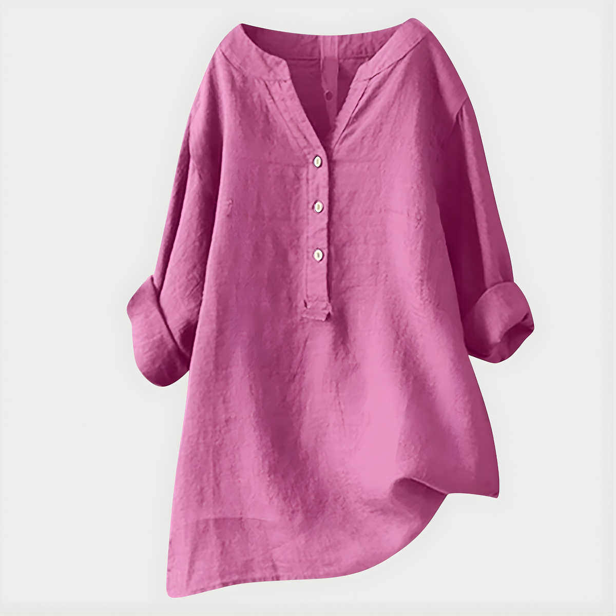 Véronique Relaxed Button Blouse