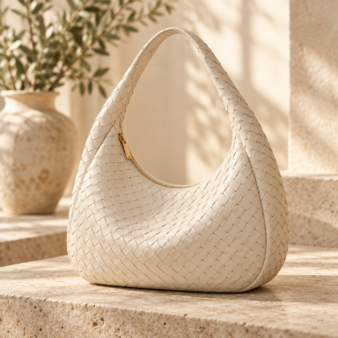 Alessia Woven Shoulder Bag