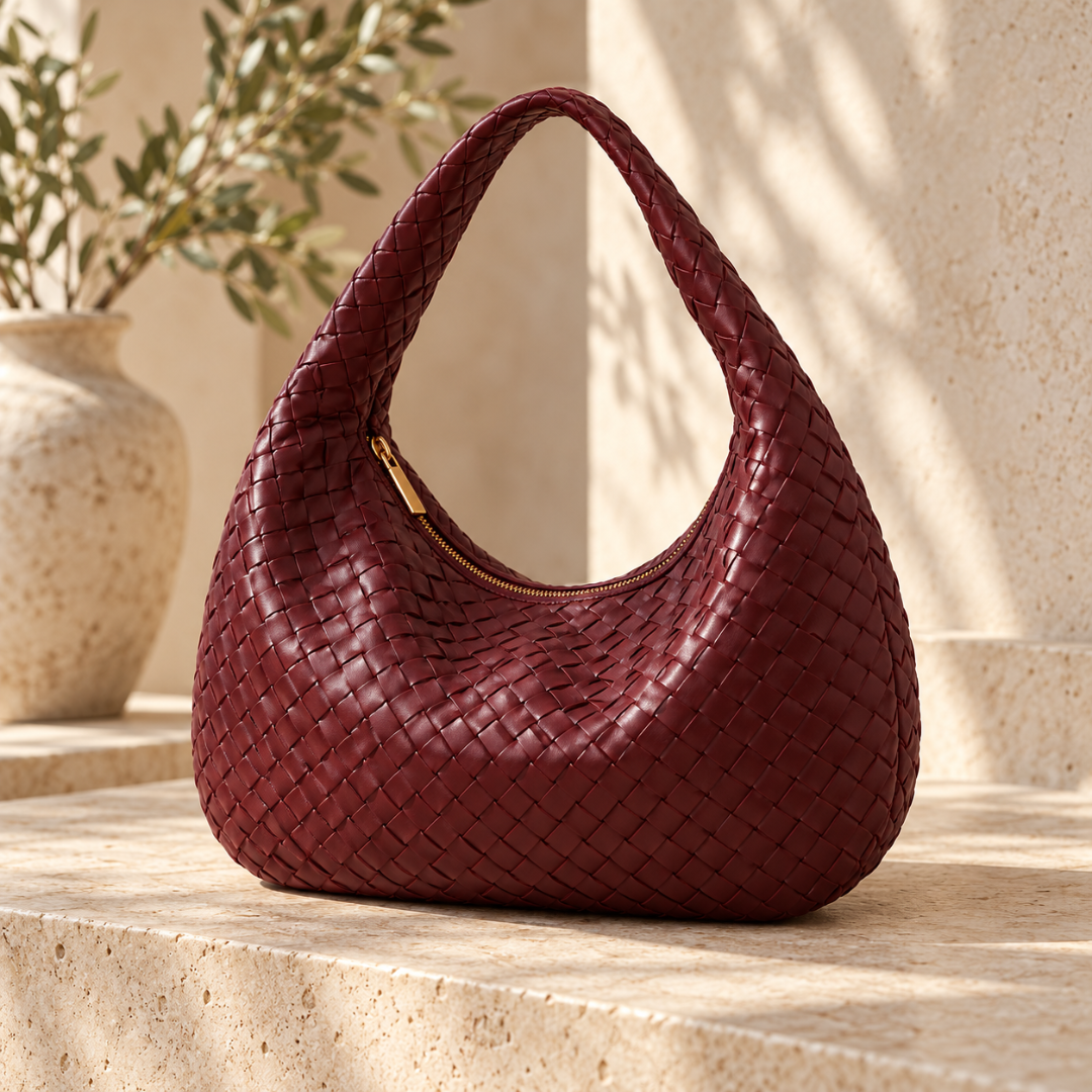 Alessia Woven Shoulder Bag