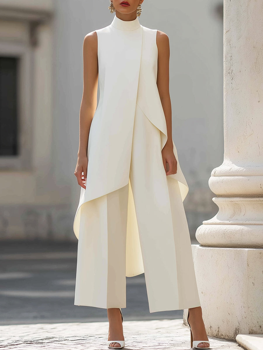 Catalina | Long Jumpsuit with Elegant Drape
