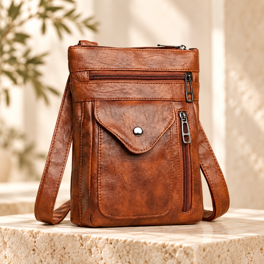 Vittoria | Multi-Zip Utility Crossbody Bag