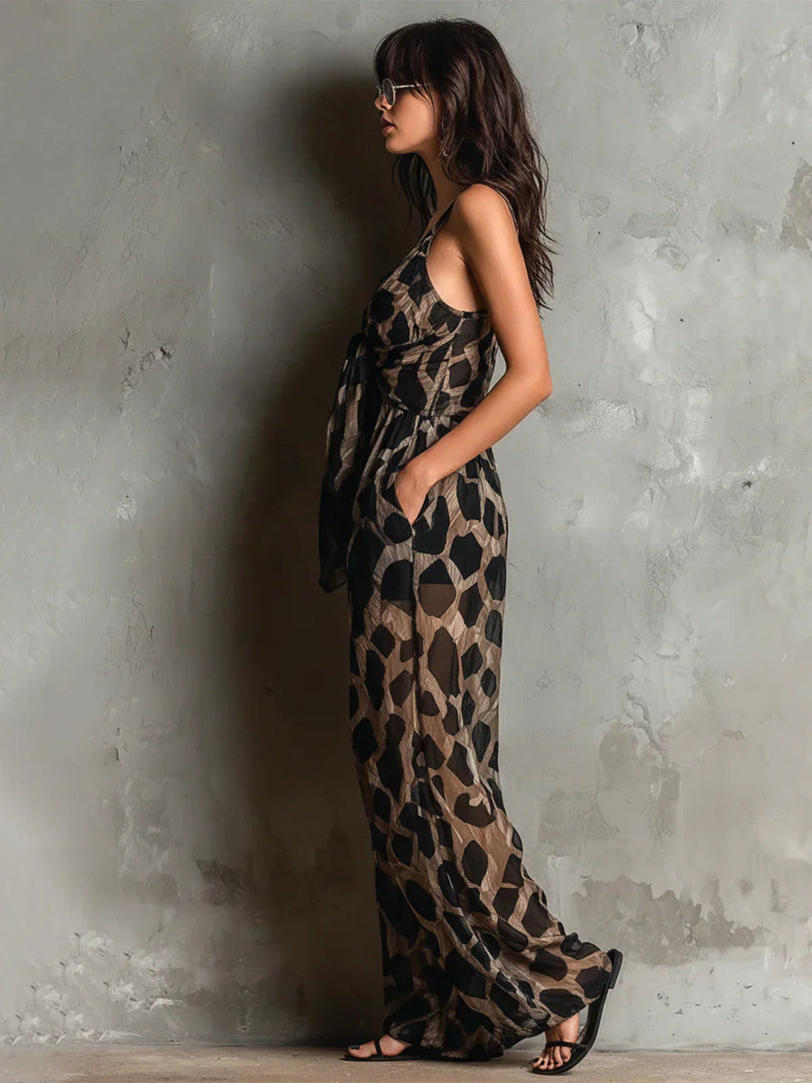 Loila | Leopard Print Jumpsuit