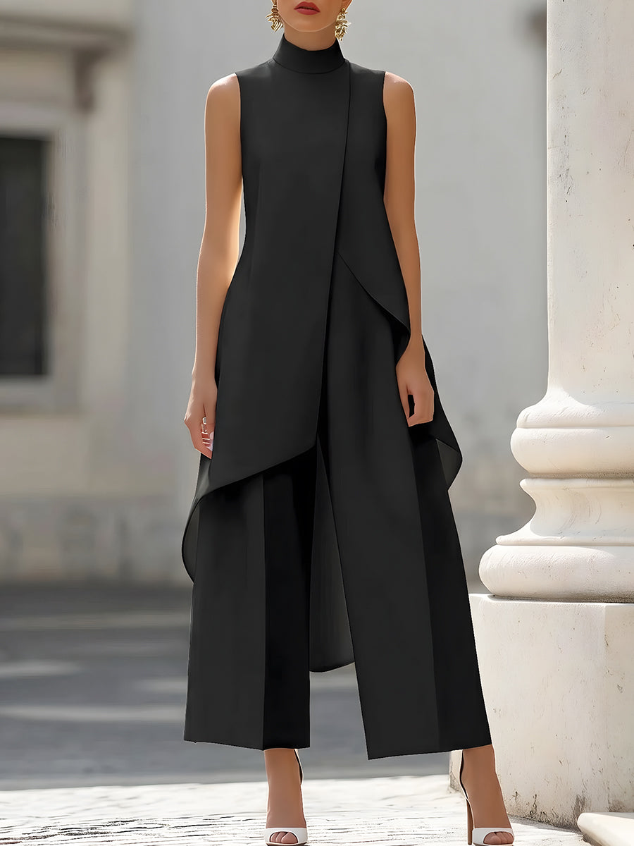 Catalina | Long Jumpsuit with Elegant Drape