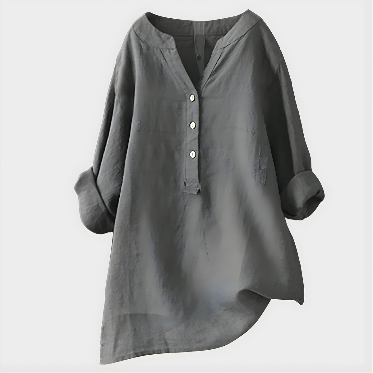 Véronique Relaxed Button Blouse
