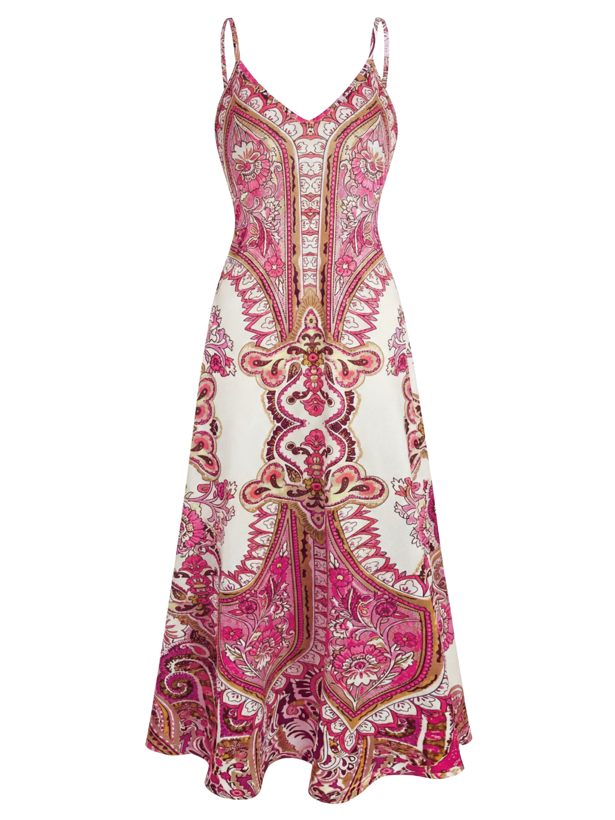 HARRIET™ – Boho Floral Print Spaghetti Strap Dress
