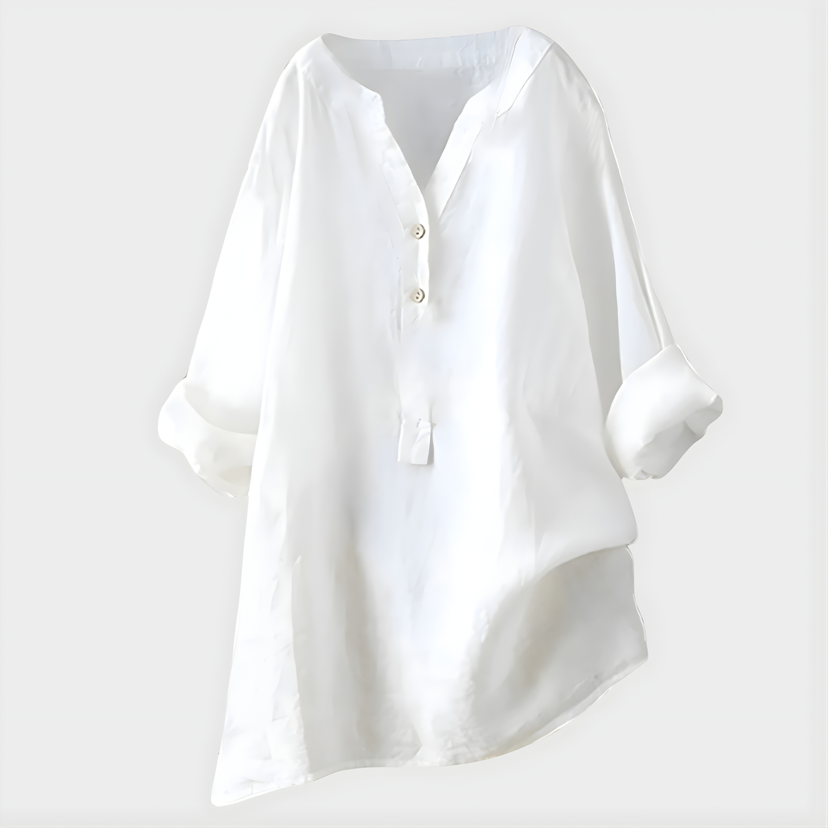 Véronique Relaxed Button Blouse