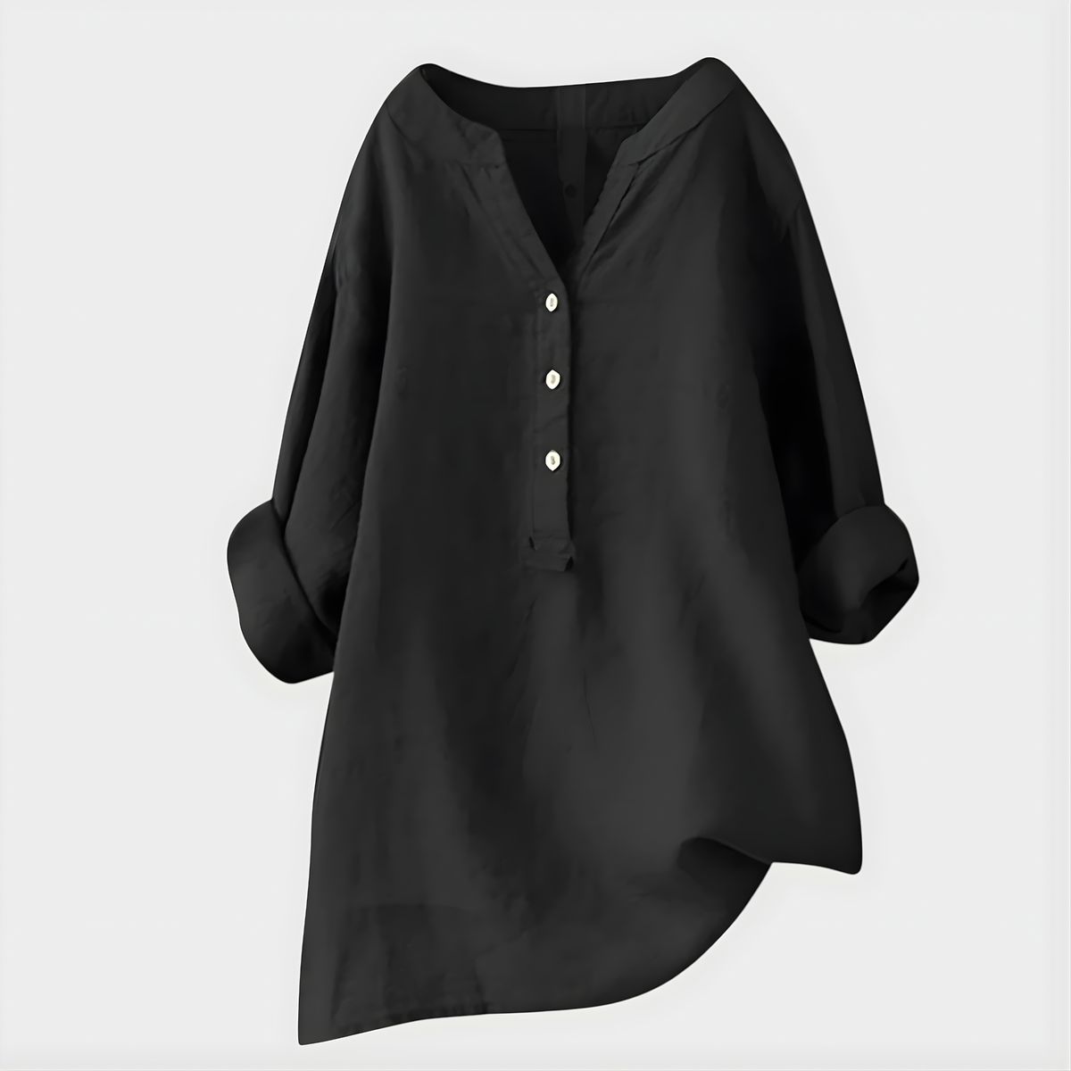 Véronique Relaxed Button Blouse