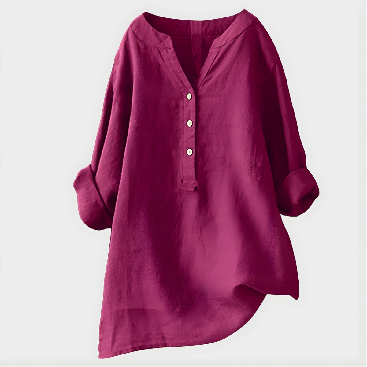 Véronique Relaxed Button Blouse