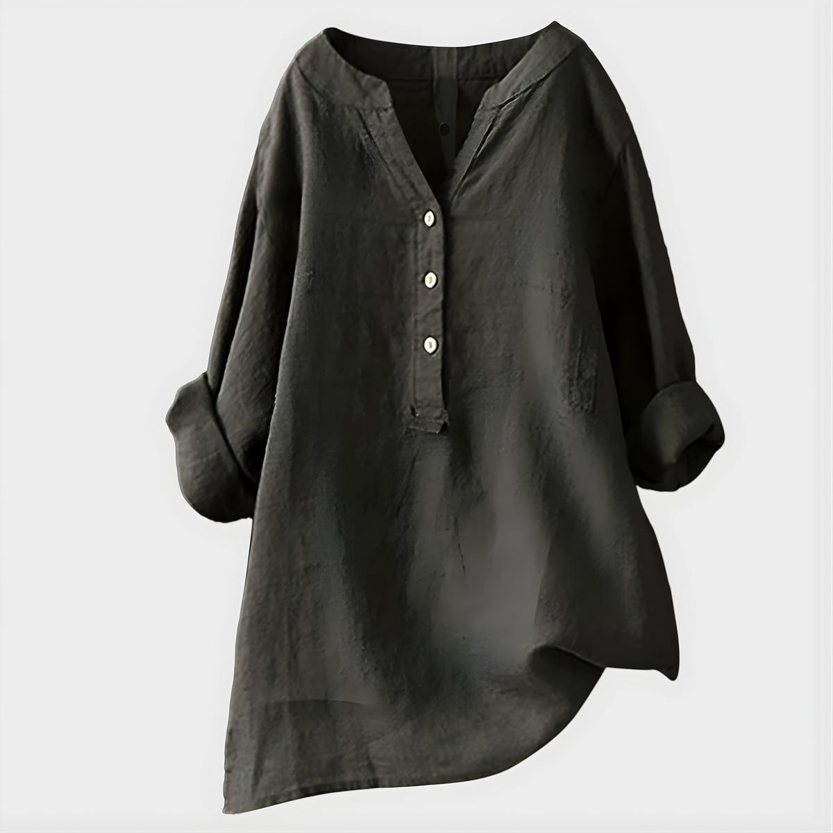 Véronique Relaxed Button Blouse