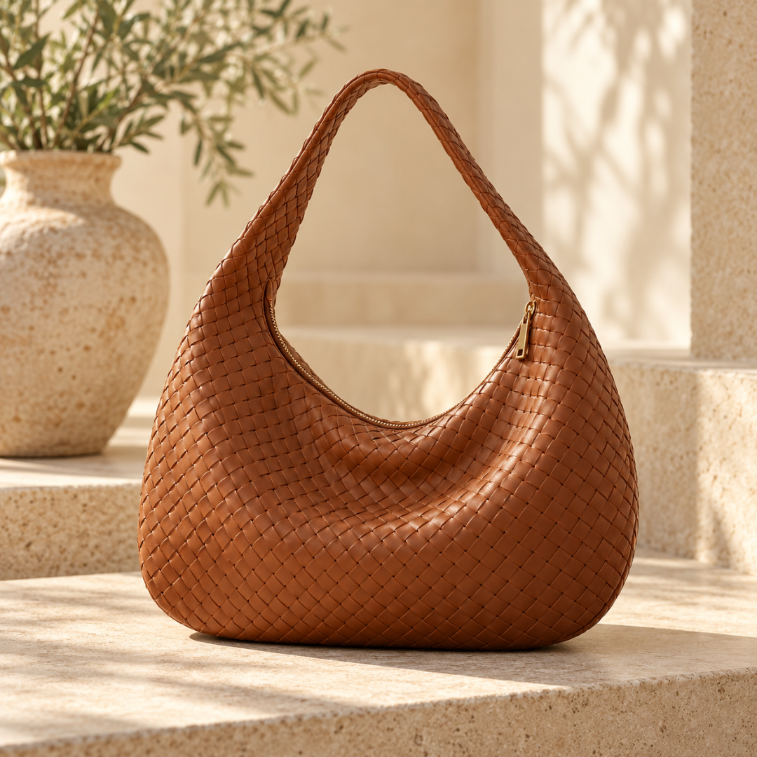 Alessia Woven Shoulder Bag
