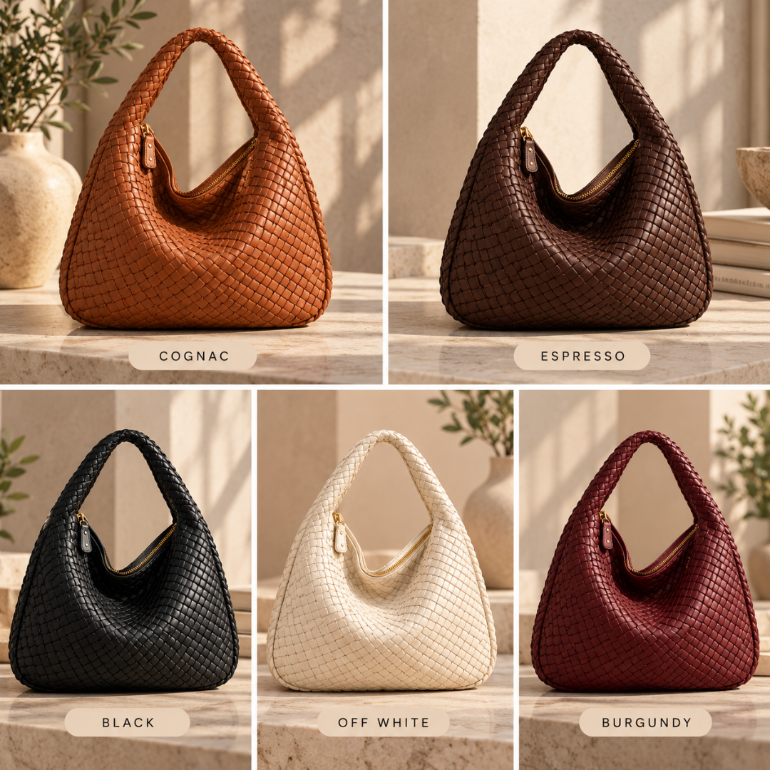 Alessia Woven Shoulder Bag