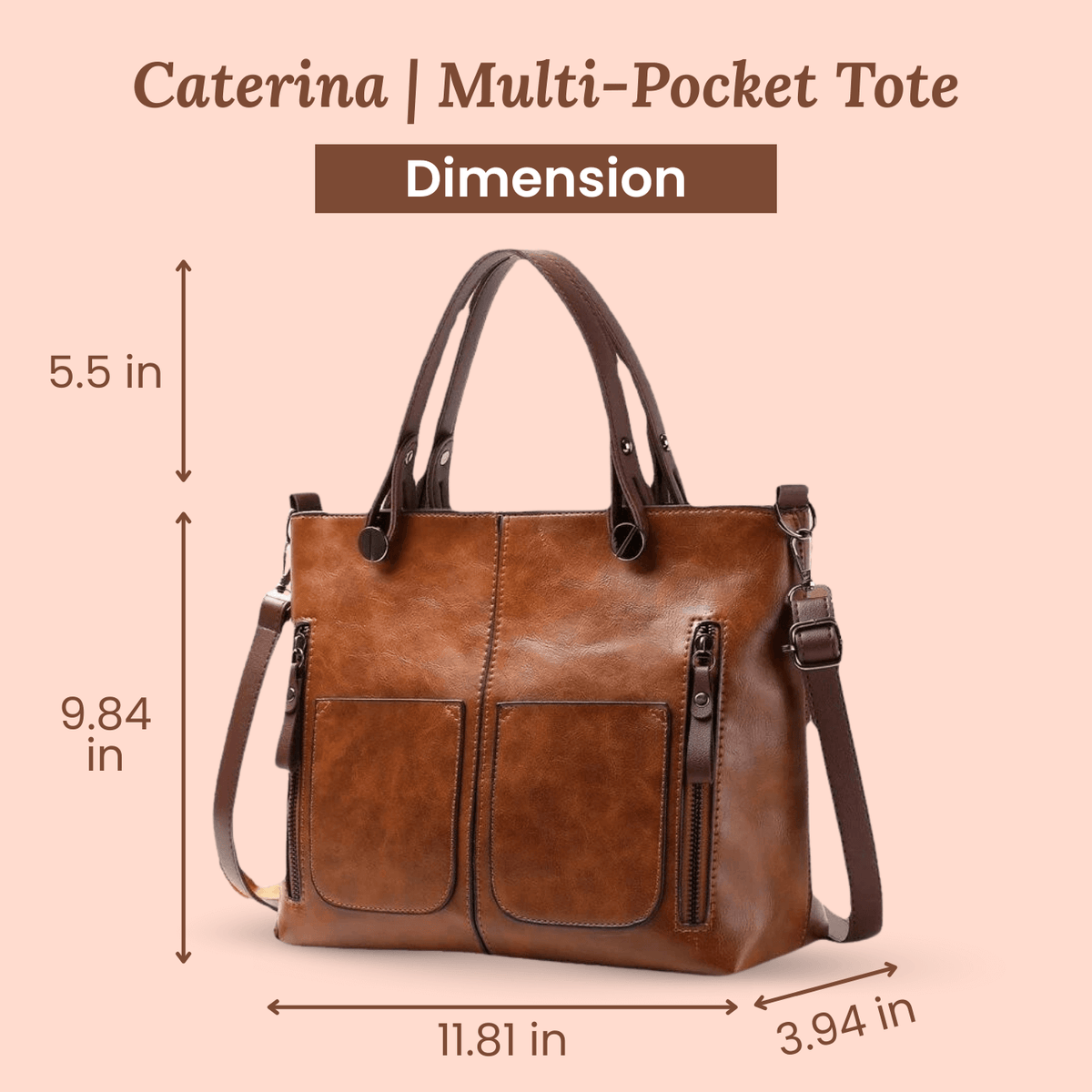 Caterina’s Multi-Pocket Carry | Crossbody Bag