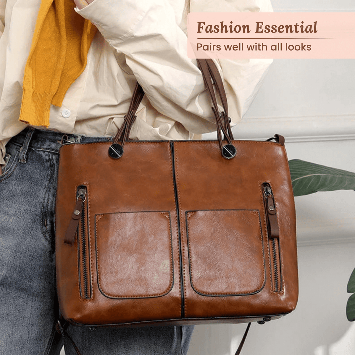 Caterina’s Multi-Pocket Carry | Crossbody Bag