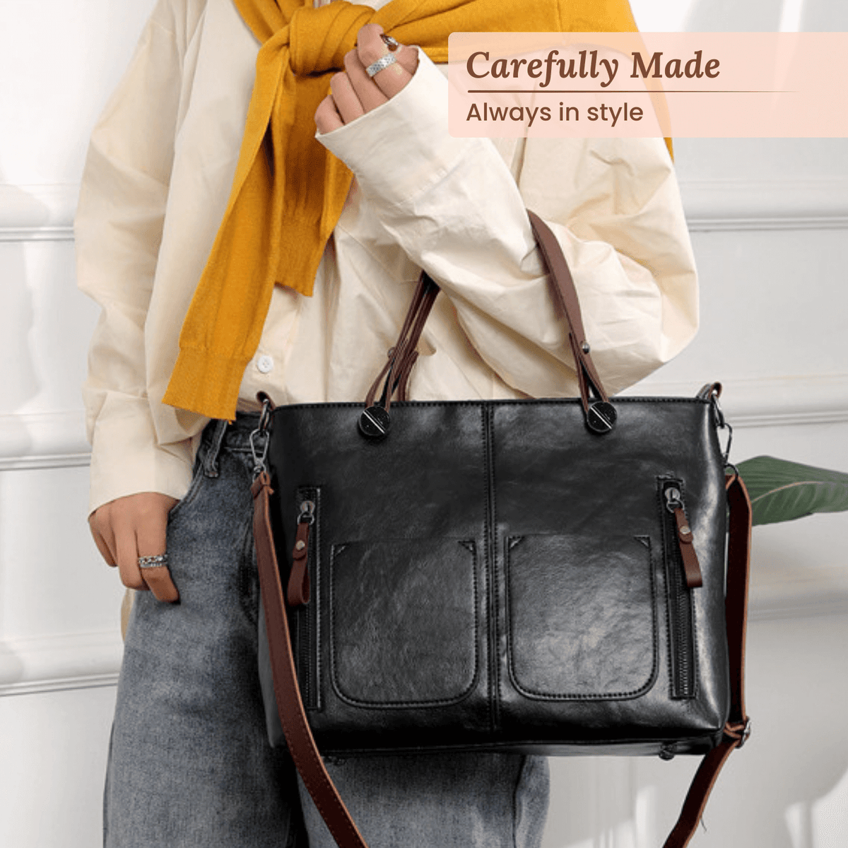 Caterina’s Multi-Pocket Carry | Crossbody Bag