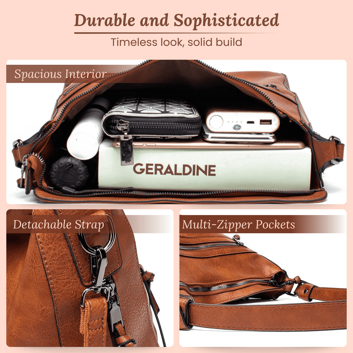 Serena Zip Shoulder Bag