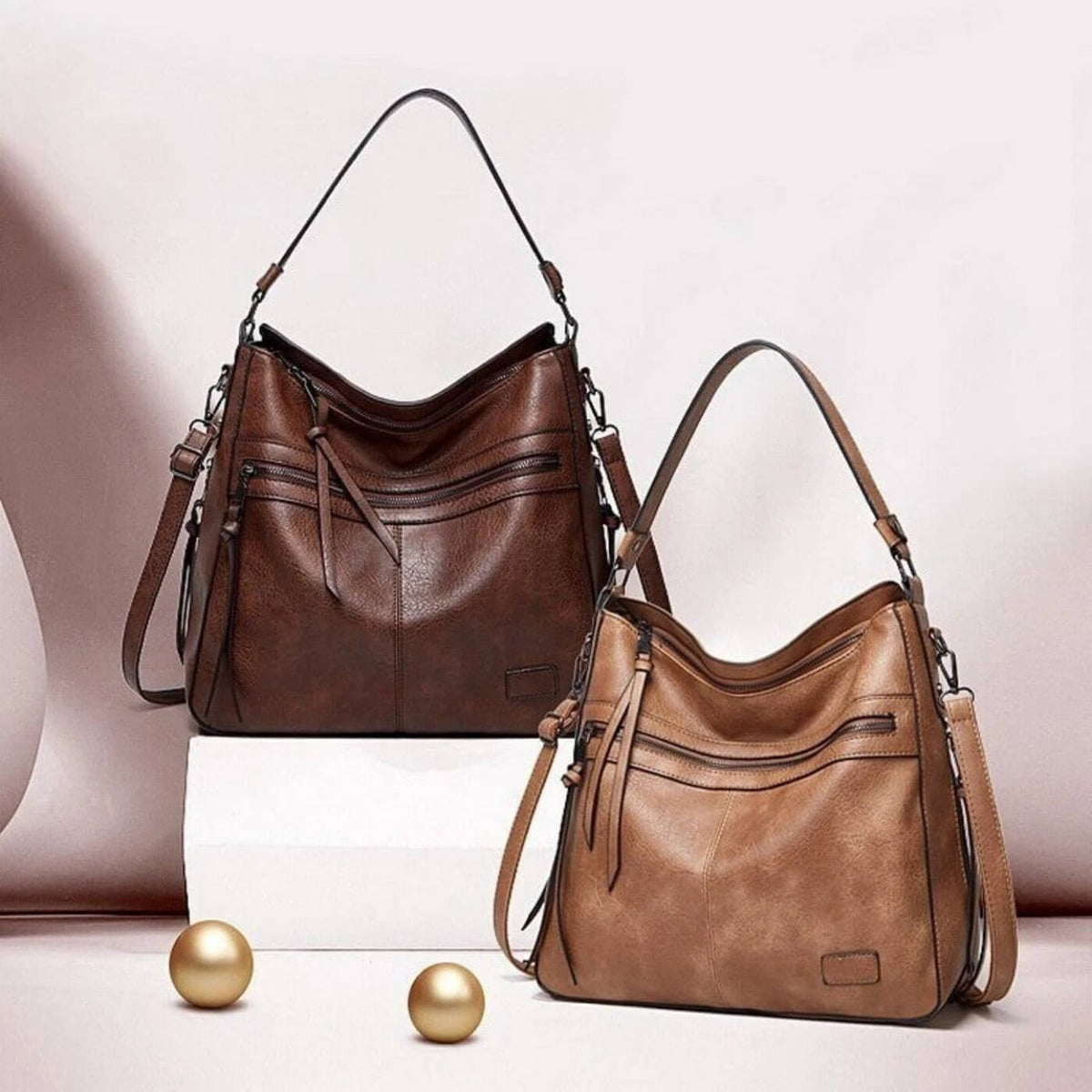 Serena Zip Shoulder Bag