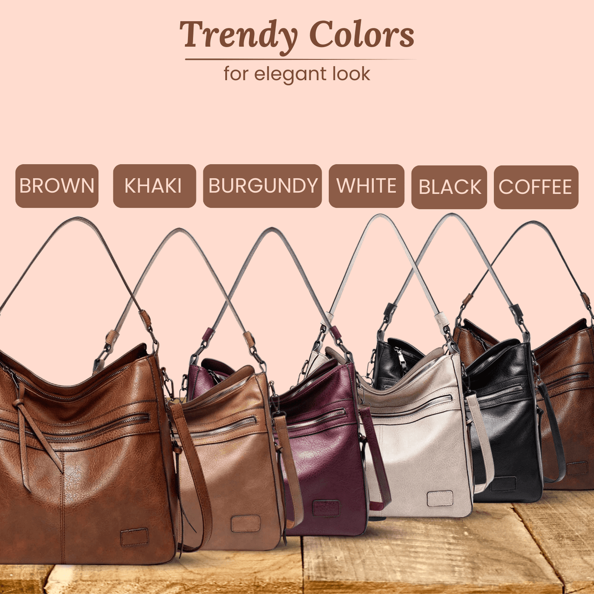 Serena Zip Shoulder Bag