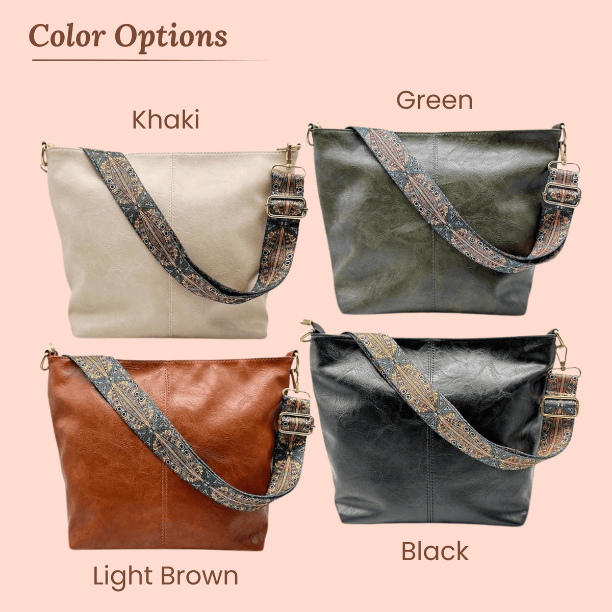 Alba Textured Shoulder Bag