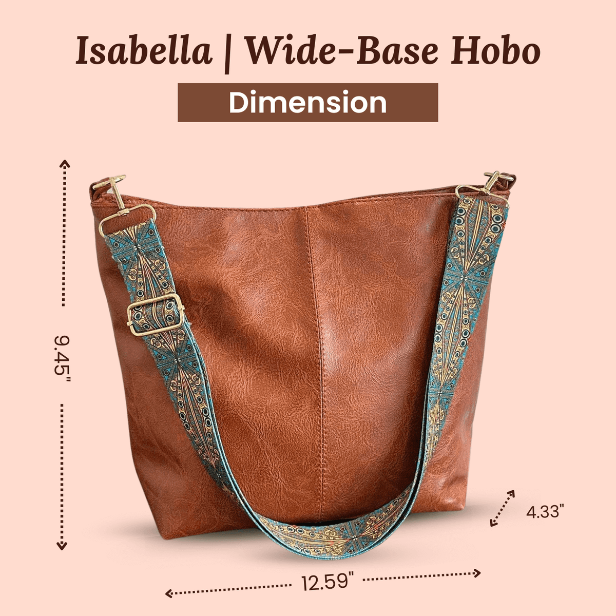 Alba Textured Shoulder Bag