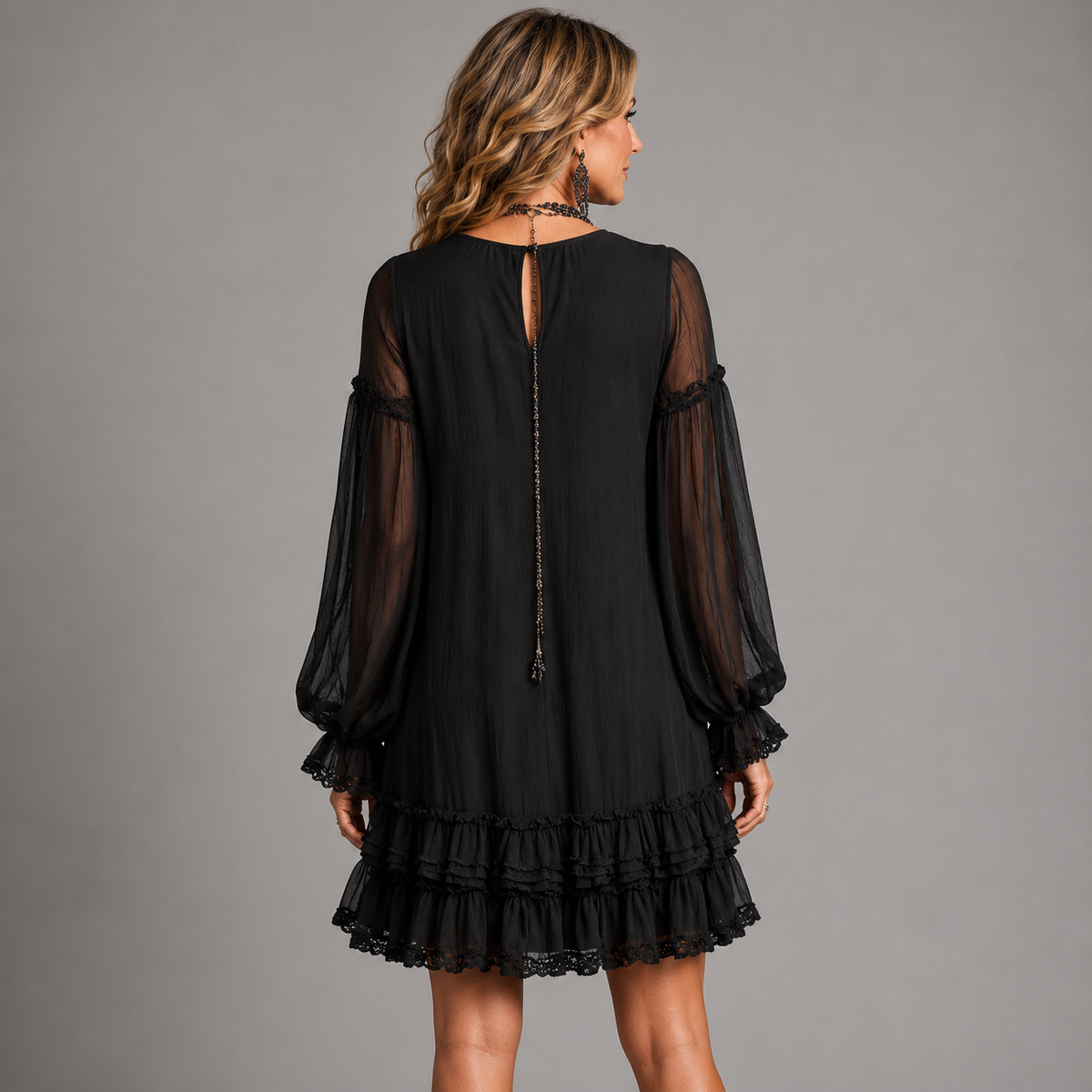 Oriella | Ruffle-Detail Dress