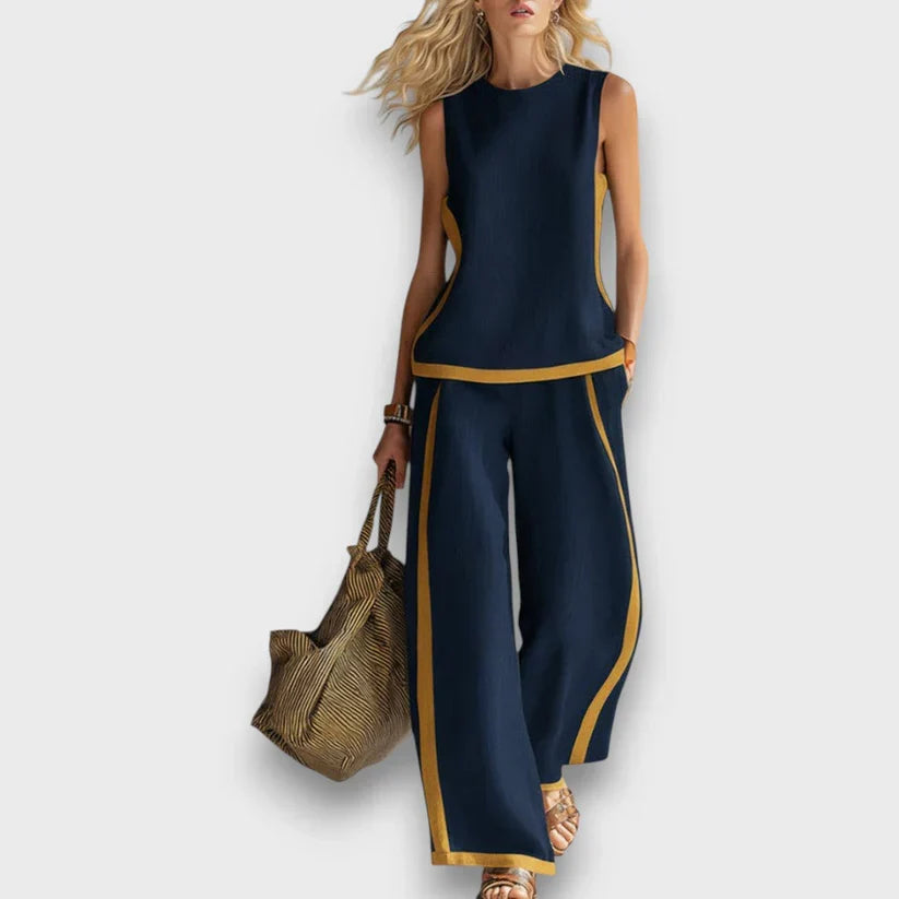 Aurene | Linen Two-Piece Set