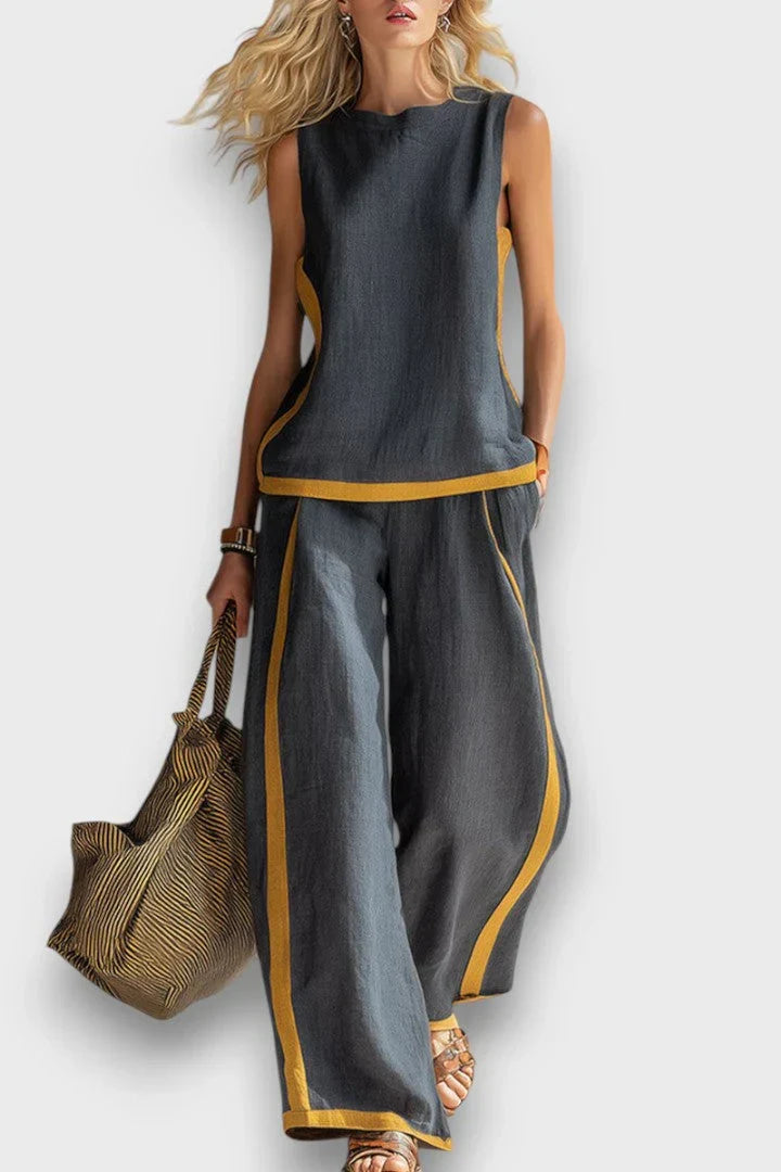 Aurene | Linen Two-Piece Set